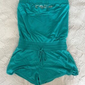 Teal Kids Bottoms with Rhinestone Detail